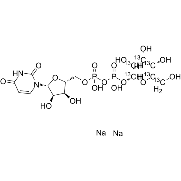 Uridine 5′-diphosphoglucose-13C6 disodium (UDP-D-Glucose-13C6 disodium) 2483735-04-0